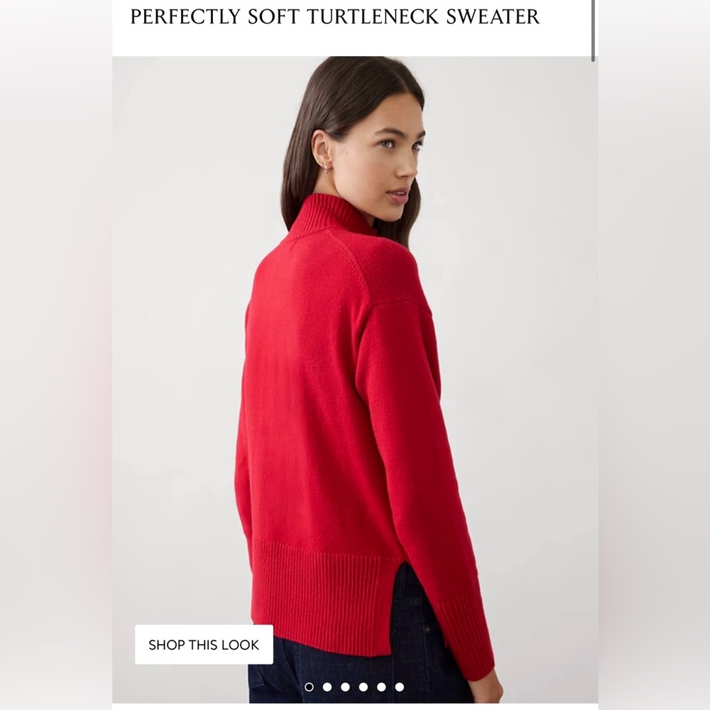 NWT Banana Republic PERFECTLY SOFT TURTLENECK SWEATER